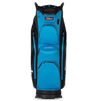 Titleist StaDry Waterproof Cartbag, zwart/blauw 3