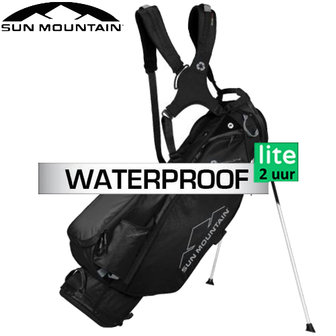 Sun Mountain Eco Lite 14-Vaks Standbag, zwart