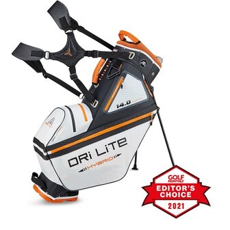 Big Max DriLite Hybrid Tour Standbag Golftas, zwart/wit/oranje 2