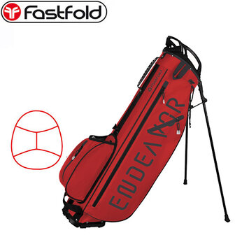 Fastfold Endeavor 7 inch Standbag, rood