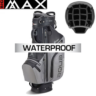 Big Max Aqua Sport 3 Waterproof Cartbag, zwart/grijs