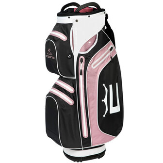 Cobra Ultradry Pro Cart Bag, zwart/wit/roze