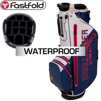Fastfold Challenger Waterpoof Standbag, navy/sand/rood