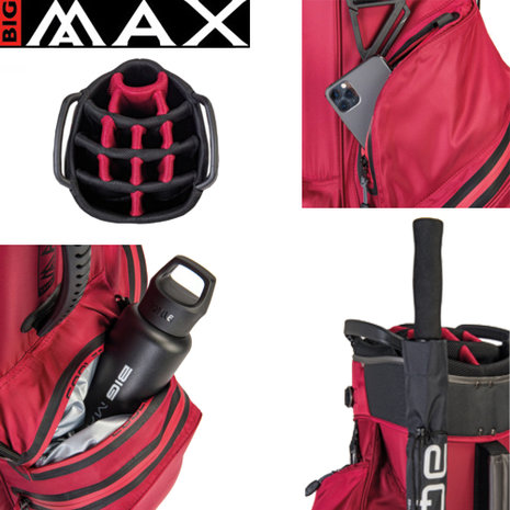 Big Max Aqua Style 3 Waterproof Cartbag close up
