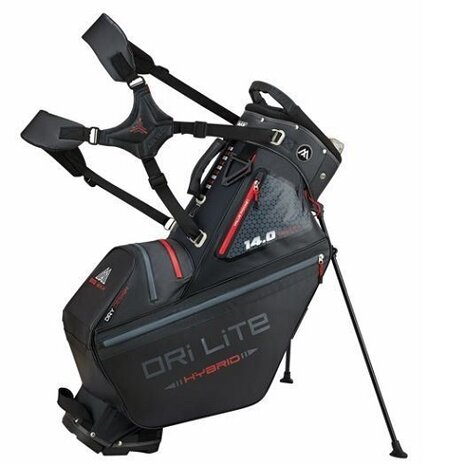Big Max DriLite Hybrid Tour Standbag Golftas, zwart/rood 2
