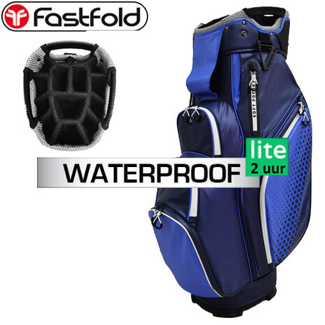 Fastfold Storm Rain Dry Cartbag, navy/blauw/wit