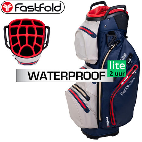 Fastfold Vector Rain Dry Cartbag, navy/grijs/rood