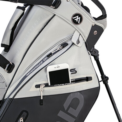 Big Max Dri Lite Hybrid Plus Standbag Golftas, grijs/zwart 3