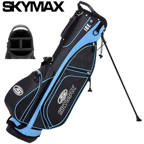 Skymax XL-Lite 7.0 Standbag, zwart/lichtblauw