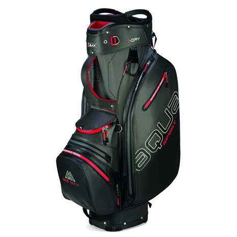 Big Max Aqua Sport 4 Waterproof Cartbag, zwart/grijs/rood