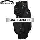 Sun Mountain H2NO ECO Lite Waterproof 14-Vaks Cartbag, zwart