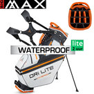 Big Max DriLite Hybrid Tour Standbag Golftas, zwart/wit/oranje