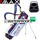 Big Max DriLite Seven 2.0 Waterproof Standbag Golftas, wit/blauw/rood