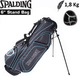 Spalding SP3 Standbag Golftas, grijsgroen/lichtblauw