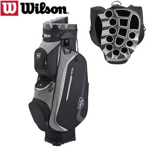 Wilson I-Lock III Cartbag, zwart/grijs