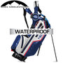 Sun Mountain USA H2NO Lite Waterproof 14-Vaks Standbag, blauw/grijs/rood